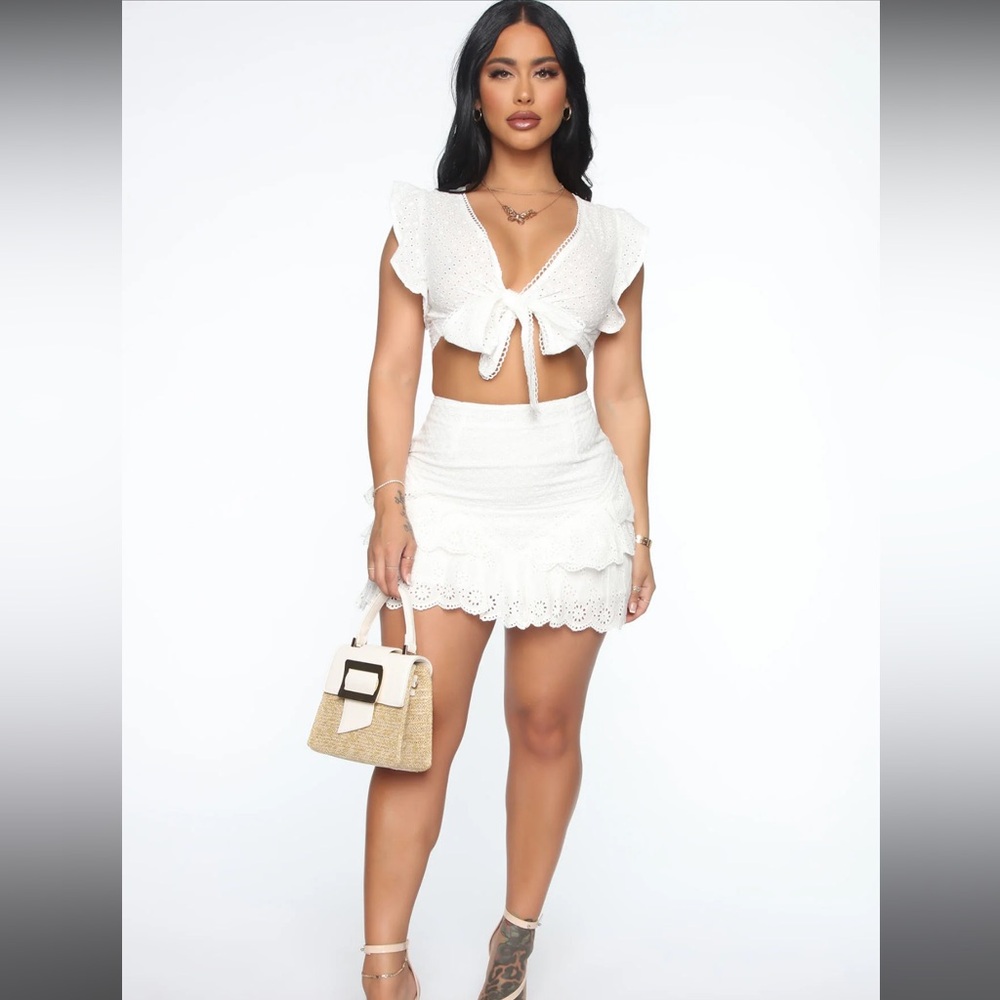 Fashion Nova white set